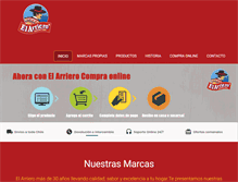 Tablet Screenshot of elarriero.cl